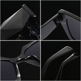 Details of Retro Polygon Cat Eye Colorful Sunglasses