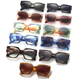 Collection of Retro Polygon Cat Eye Colorful Sunglasses