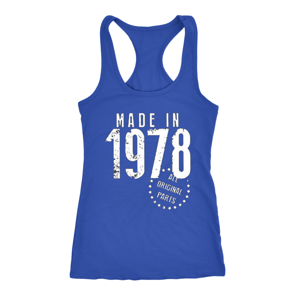 Made In 1978 Tanks - Shop Sassy Chick 