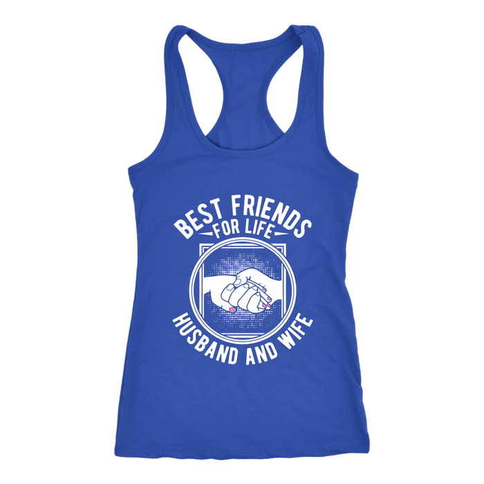 Best Friends Racerback Tank Top - Blue | Shop Sassy Chick