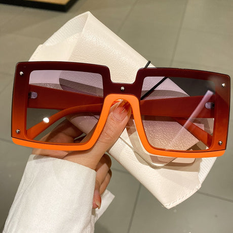 Vintage Oversize Square Sunglasses