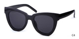 Oversized Tortoiseshell Cateye Sunglasses