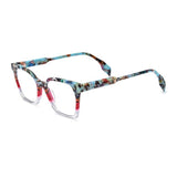 Stripe Acetate Spectacle Optical Eyeglasses