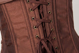 Gothic Plus Size Leather Steampunk Corset