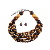 Colorful Big Beads Necklace Set