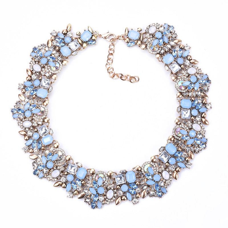 Crystal Rhinestone Choker Necklace