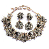 Indian Rhinestone Necklace Jewelry Set