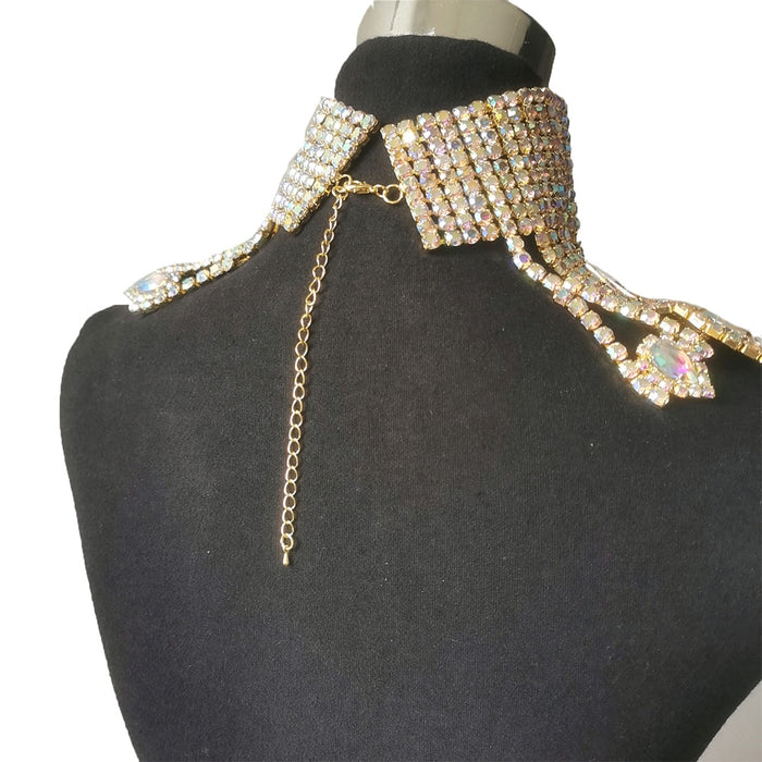 Rhinestone Retro Choker Vintage Necklace
