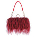Ostrich Feather Clutch