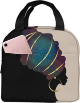 Afro Tote Lunch Bag