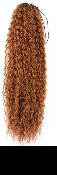 Long Curly Synthetic Ponytail Extensions Clip-In
