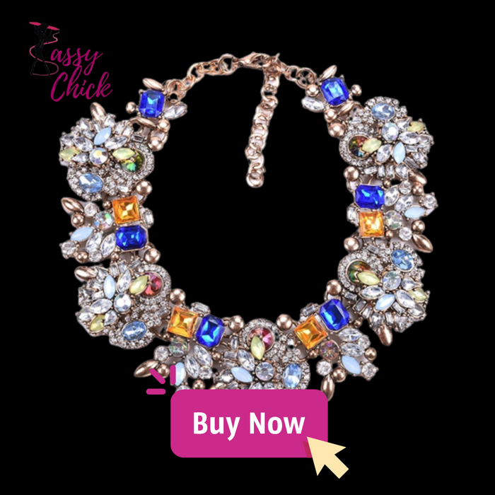 Crystal Rhinestone Choker Necklace