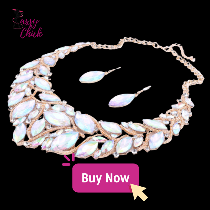 Boho Trendy Statement Necklace Set