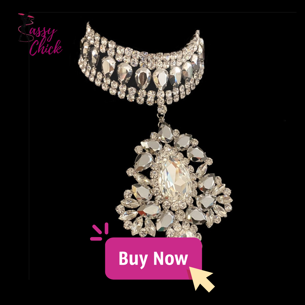 Luxury Rhinestone Crystal Choker Necklace