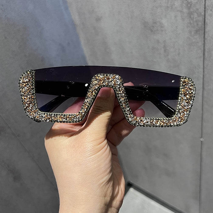 Luxury Rhinestone Vintage Classical Sunglasses