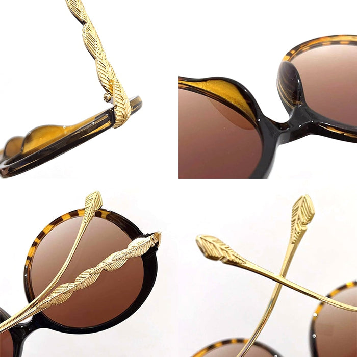 Luxury Vintage Round Frame Sunglasses