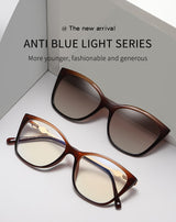 Cateye Anti-Blue Light Magnetic Sunglasses
