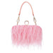 Ostrich Feather Clutch