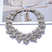 Crystal Rhinestone Pearls Necklace