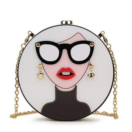 White Sassy Girl Clutch Bag