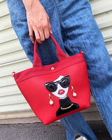 Model using Sassy Girl Shoulder Bag