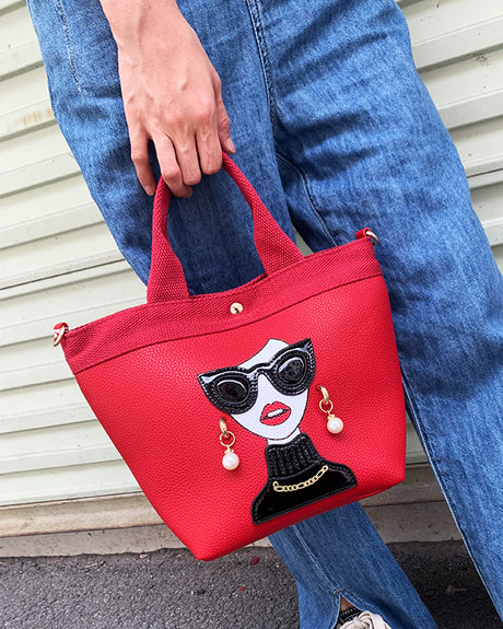 Model using Sassy Girl Shoulder Bag