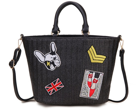 Black Sassy Girl Shoulder Bag