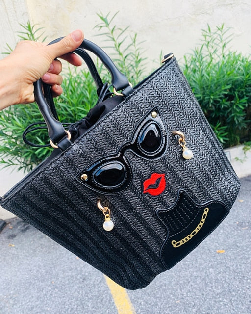 Holding black Sassy Girl Shoulder Bag