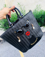 Holding black Sassy Girl Shoulder Bag