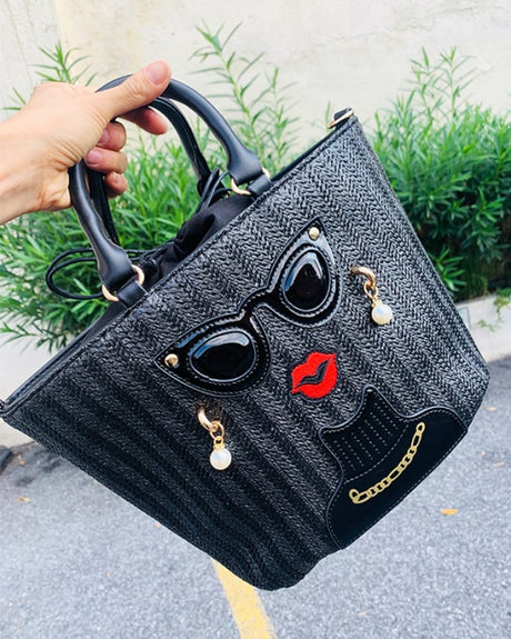 Holding black Sassy Girl Shoulder Bag