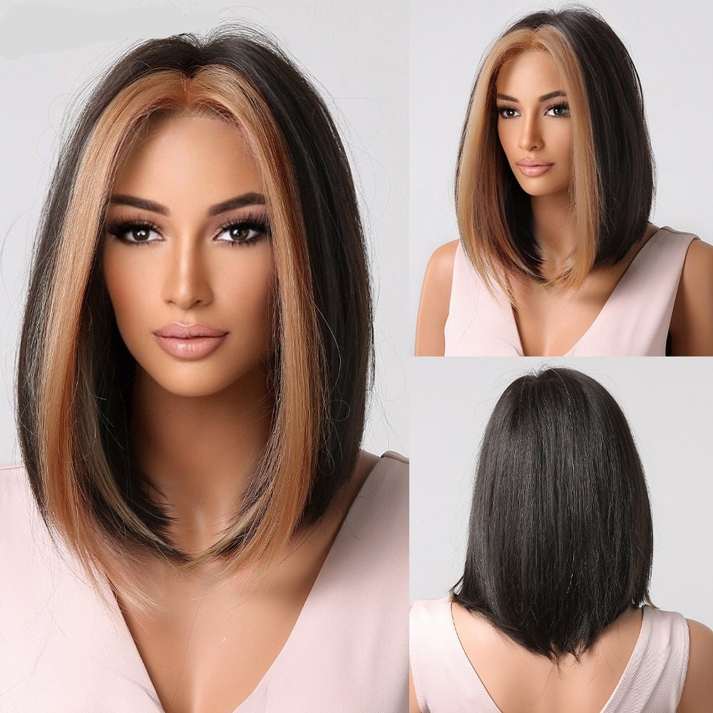 Short Straight Synthetic Wig
