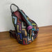 Vintage Genuine Leather Back Bag with Patchwork