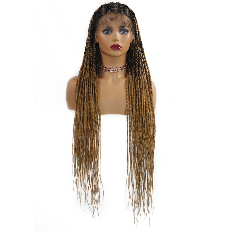 Ombre Box Braid Long Wig