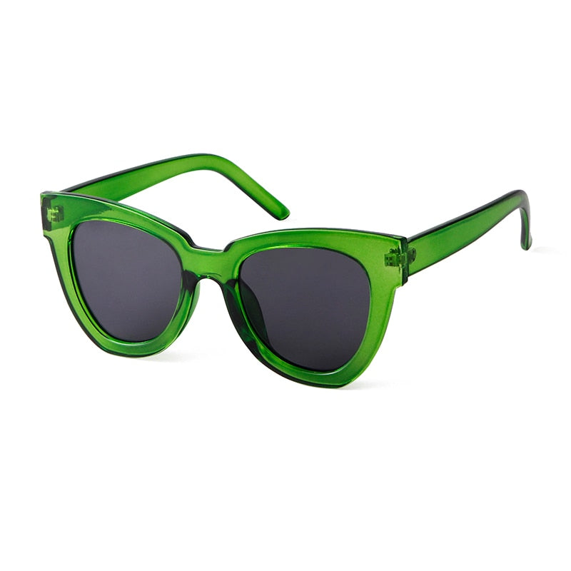 Oversized Tortoiseshell Cateye Sunglasses