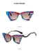 Stripe Cat Eye Sunglasses