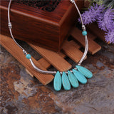 Beads Silver Carved Necklaces
