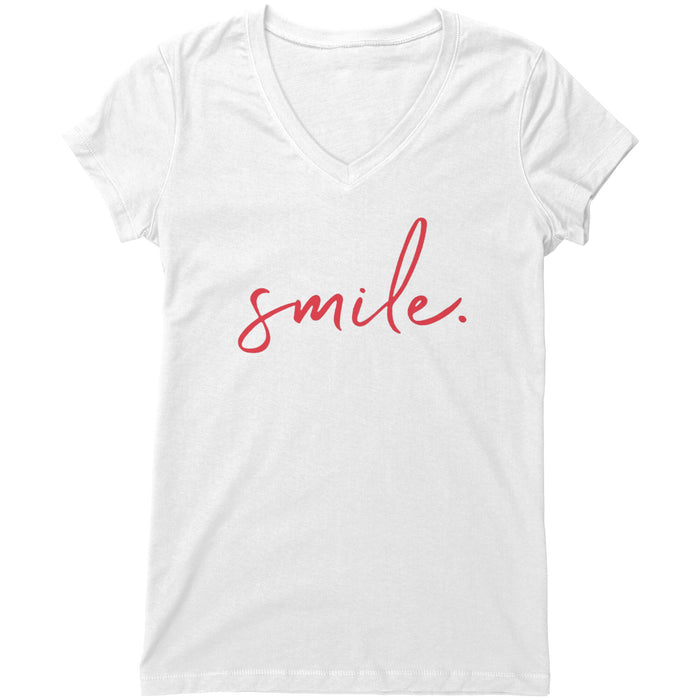 Smile V-neck Shirt