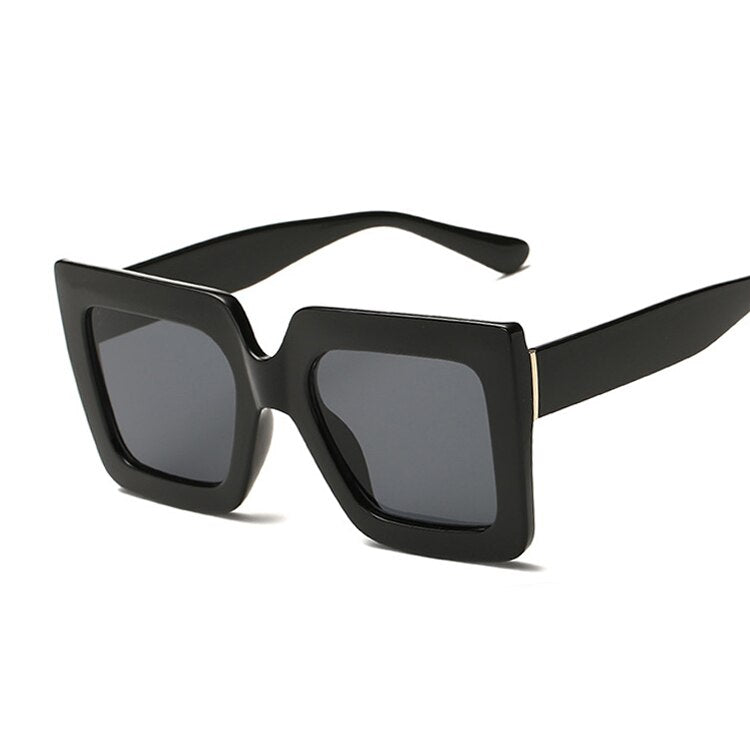 Black Square Oversized Sunglasses