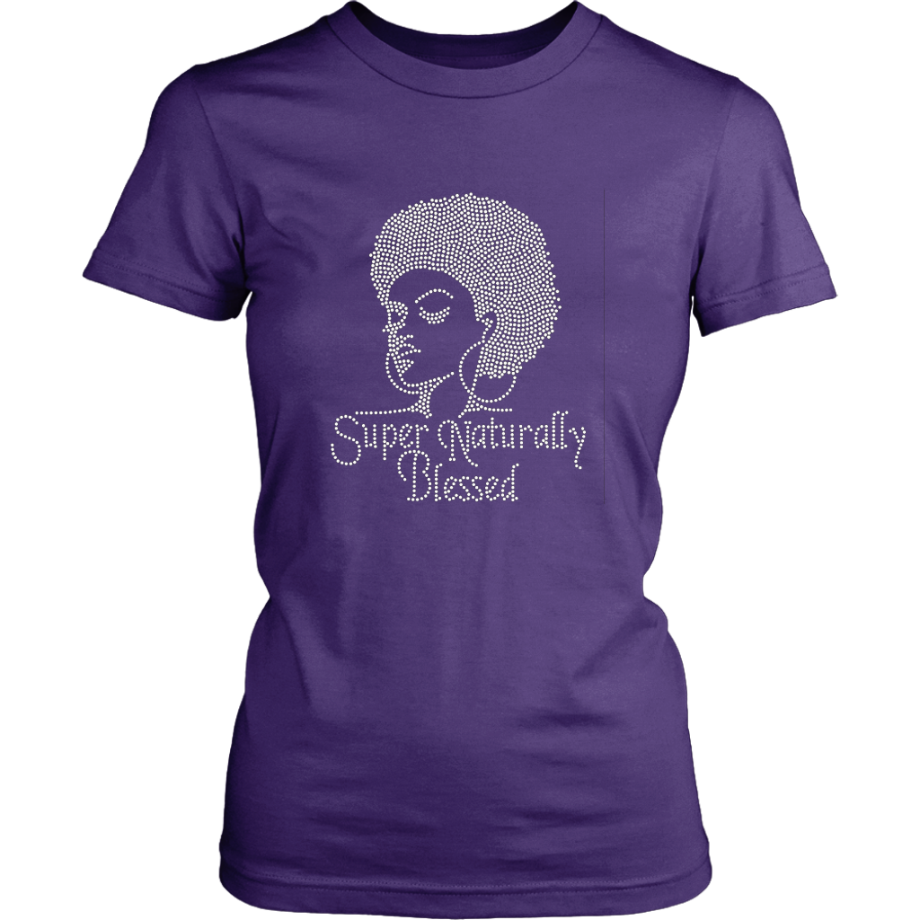 Super Natural Women's Unisex T-Shirt - Purple | Shop Sassy Chick
