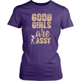 Good Girls Women's Unisex T-Shirt | Shop Sassy Chick - Purple