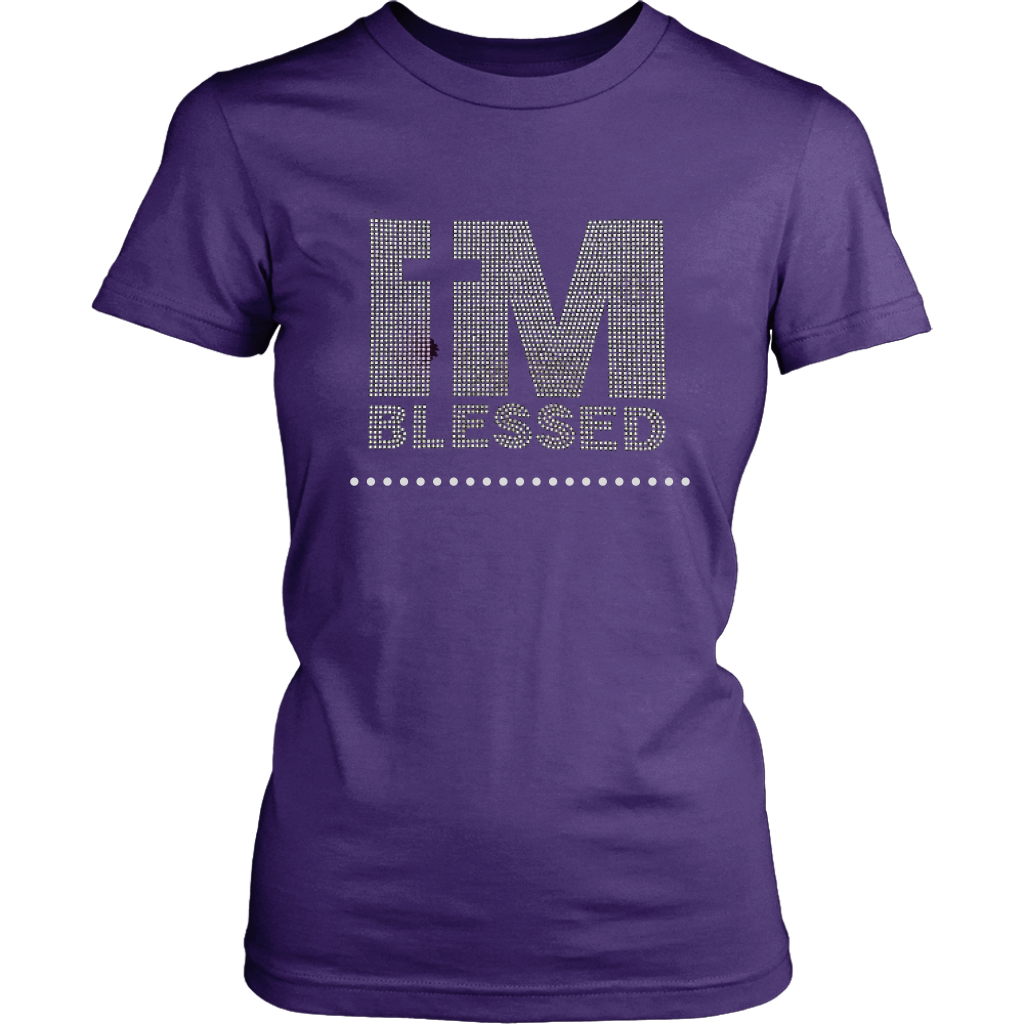 I'm Blessed Women's Unisex T-Shirt - Purple | Shop Sassy Chick