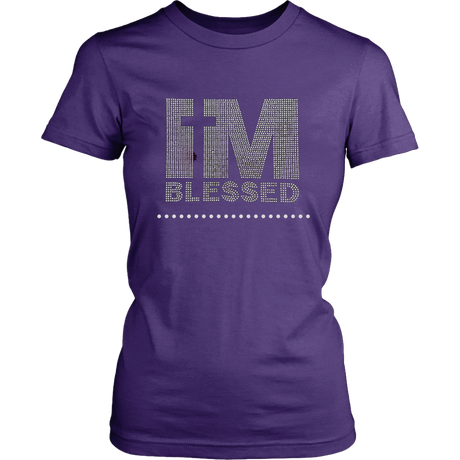 I'm Blessed Women's Unisex T-Shirt - Purple | Shop Sassy Chick