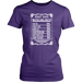 Sassy Chick Nutrition Facts Women's Unisex T-Shirt | Shop Sassy Chick - Purple