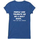 "Tolerate Me 2" V-neck Shirt