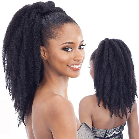 Afro Puff Curly Ponytail Hair Wig Extension