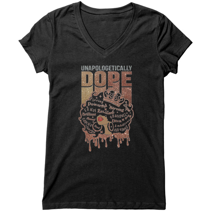 Unapologetically Dope 2 V-neck Shirt