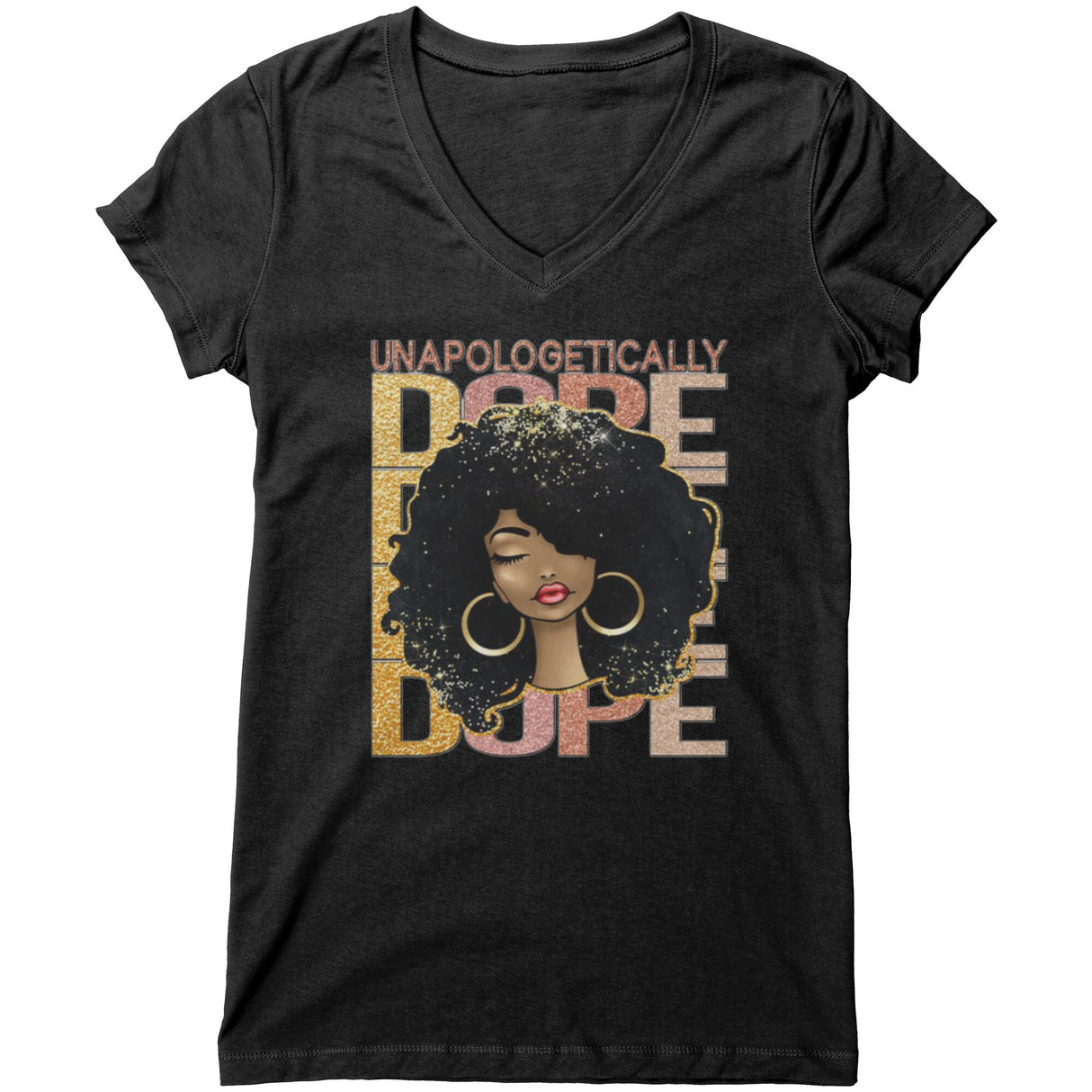 Unapologetically Dope 3 V-neck Shirt
