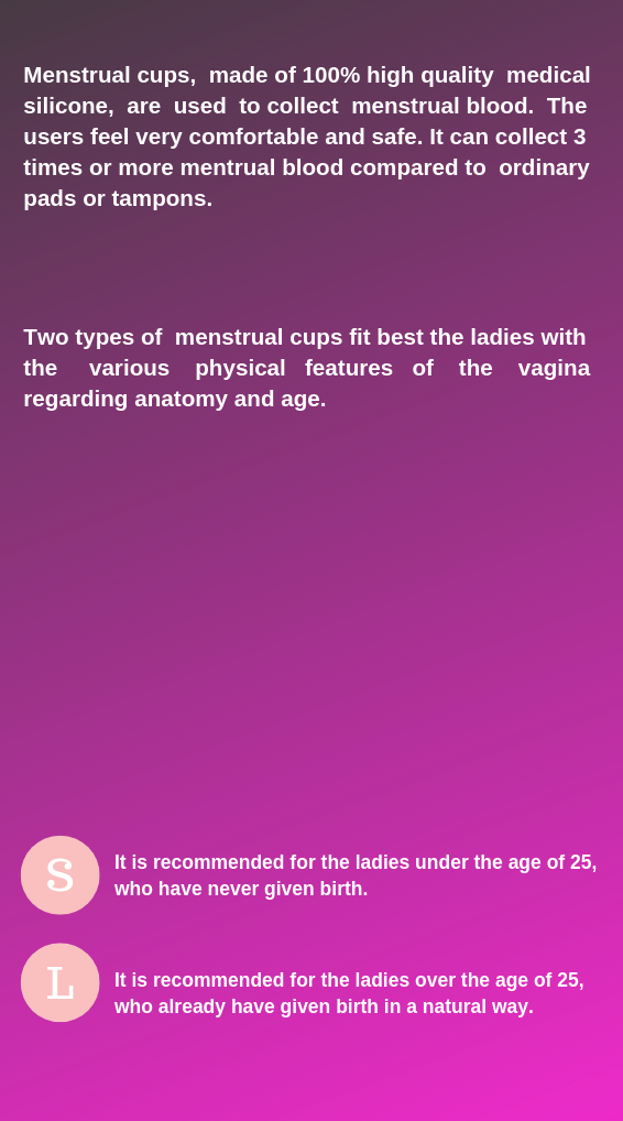 Sassy Chick Menstrual Cup