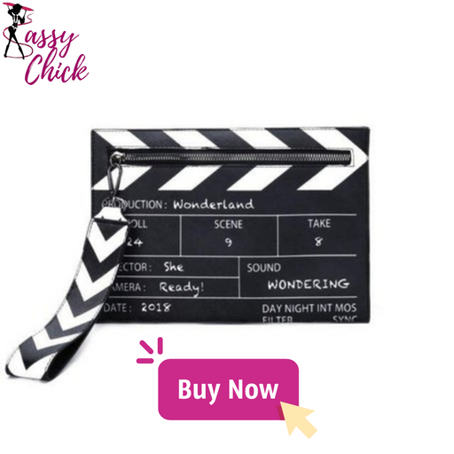 Film Movie Clapboard Purse - Shop Sassy Chick 