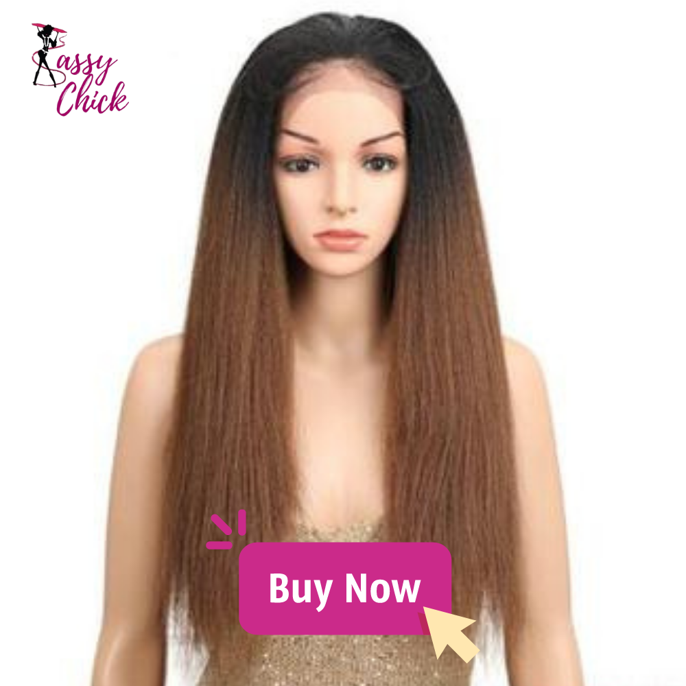 Long Straight Synthetic Hair 26 Inch Wigs